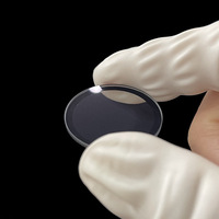 Fenêtre en saphir optique, revêtement sérigraphié, adaptée aux caméras industrielles de drones, vue haute définition résistante à l'usure