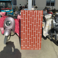 Pierre artificielle en polyuréthane pour mur, briques flexibles ultra-minces, carreaux de parement, fausse brique en PU, décoration 3D, panneau mural en pierre PU