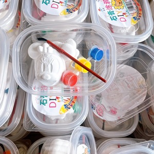 ชุดภาพวาดแบบทำมือสำหรับเด็กตุ๊กตายิปซั่มสำหรับทำมือ - Product Image 6