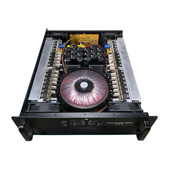 3U Metal Power Amplifier Class TD 2-Channel 2x2800W 8Ohm Stereo HIGH-Power Amplifier Professional Audio Subwoofer Analog Amp