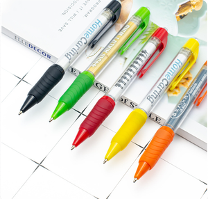 Tùy Chỉnh Rẻ Hơn Nhựa Biểu Tượng Quảng Cáo In Có Thể Thu Vào Quà Tặng Biểu Ngữ Bút Với Kéo ra Cá Nhân Cán Giấy Cờ - Product Image 5