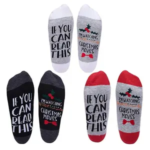 Chaussettes de l'équipe de noël pour adultes, si vous pouvez lire dessus, nouveauté, chaussettes pour hommes