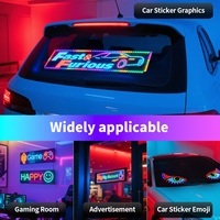 Mini Letrero LED Recargable con Bluetooth, Pantalla de Mensajes Animados, Control por Aplicación, Panel de Matriz Programable Personalizado, Insignia para Mochila, SDK