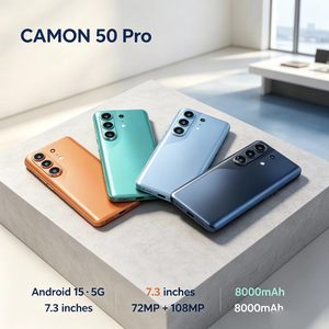 สมาร์ทโฟน Camon50 Pro 5G รุ่นใหม่ ขายดีที่สุด คุณภาพสูง หน่วยความจำขนาดใหญ่ 12GB+256GB หน้าจอ LED 90Hz - Product Image 1