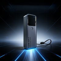 Banques d'alimentation Lezet 20000mAh 100W haute capacité, portables, avec câble intégré Type C, charge de téléphone portable, prix bas, personnalisables