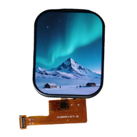 Maßgefertigtes 1,96 Zoll TFT LCD Display Modul 320x386 IPS Bildschirm QSPI Schnittstelle ST77916 Treiber-IC LED-Hintergrundbeleuchtung 350 Helligkeit Smart