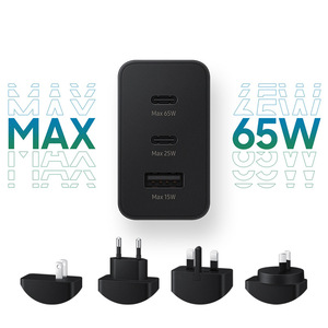 Nouveauté EP-T6530N Adaptateur secteur PD <span class=keywords><strong>Trio</strong></span> 65W Chargeur rapide Prise Type C pour Samsung Galaxy S21 S22 S20 Note 20 10 Chargeur rapide - Product Image 5