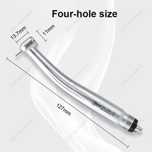Manipolo LED <span class=keywords><strong>Foshan</strong></span> produttore <span class=keywords><strong>Handpiece</strong></span> dentale ad alta velocità 4 fori triplice spray manubrio dentale - Product Image 2
