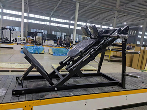 Máquina de prensa de piernas metálica Brightway para gimnasios comerciales, equipo de fitness al por mayor, máquina de entrenamiento <span class=keywords><strong>Hack</strong></span> Slide - Product Image 3