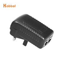 Injecteur PoE mural 48V 0.5A 12V/24V 1A, adaptateur pour caméra IP Ethernet, alimentation PoE