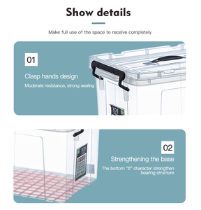 Commercio all'ingrosso di casa su misura libro giocattolo grande <span class=keywords><strong>plastik</strong></span> vasca caso bin scatole di grande pp di plastica contenitori di stoccaggio, giocattolo di stoccaggio bin - Product Image 4