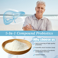 AMULYN Poudre Probiotique Composée 5-en-1, Complexe de Cinq Souches Probiotiques, Lactobacillus Rhamnosus Casei White Shaanxi pour la Vente en Gros