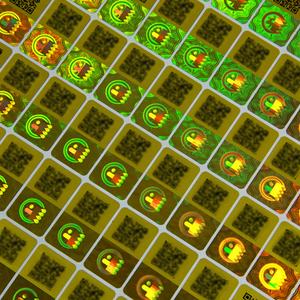 Étiquettes anti-contrefaçon avancées avec impression laser et fonction anti-effraction - Product Image 1