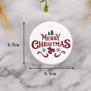 Étiquettes carrées en papier pour boîte cadeau, parfaites pour les cadeaux en forme de cube, efficacité uniforme de la <span class=keywords><strong>ligne</strong></span> d'assemblage de l'emballage de Noël - Product Image 4