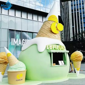 Camión de Comida Gigante con Forma de Taza de Café, Temática Gastronómica, Famoso en Internet, para Exteriores, Escultura de Puesto de Venta Comercial para Áreas Turísticas - Product Image 1