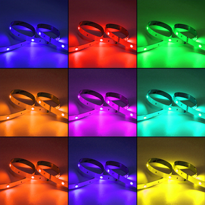 Bande lumineuse LED RGB SMD 5050 étanche 12V avec contrôle IR pour décoration intérieure, 5m 10m - Product Image 4