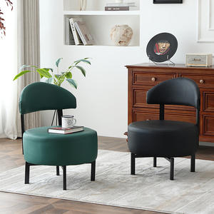 Sillón Giratorio Individual con Respaldo para Sala de Estar, Dormitorio o Descanso - Product Image 4