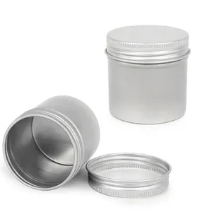 Tall Candle Tin Box Airtight Metal Tins Box Aluminum Tin Aluminium Can