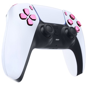 ชุดปุ่ม D-pad R1 L1 R2 L2 ทริกเกอร์ ปุ่มแชร์ ปุ่มตัวเลือก ปุ่มหน้าจอ  อะไหล่เปลี่ยนสีโครเมี่ยมชมพู ชุดปุ่มครบชุดสำหรับจอย PS5 รุ่น BDM-030/040/050 - Product Image 3