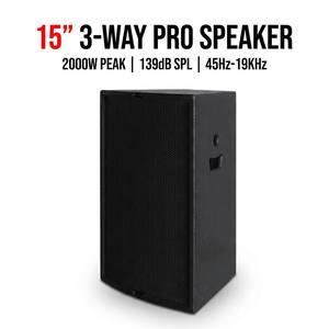 Système audio surround professionnel 3 voies 500W Nominaux/2000W Puissance de crête, Boîtier en bois M315 – Le produit le plus rentable pour des performances optimales - Product Image 1