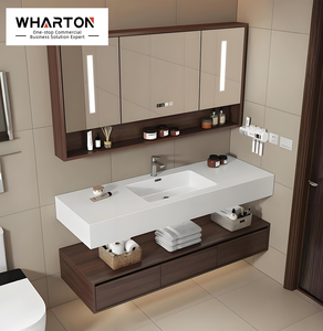 Armoire à pharmacie étanche, miroir de salle de bain, rangement de premiers secours, métal, montage mural, verrouillable - Product Image 1