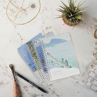 Carnets d'affaires personnalisés en gros avec logo sur mesure, couleurs CMYK, formats A4-A7, reliure spirale, couverture rigide (tissu/PP/PVC)
