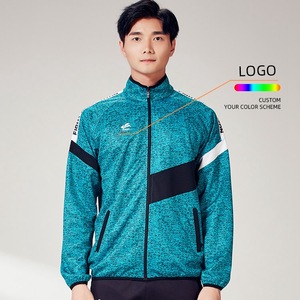 Đầy Đủ Zip Áo Giản Dị Tùy Chỉnh Thể Thao Tập Thể Dục Ngoài Trời Áo Đào Tạo Thể Thao Áo Khoác - Product Image 2