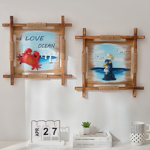 <span class=keywords><strong>Peinture</strong></span> décorative tridimensionnelle <span class=keywords><strong>de</strong></span> style méditerranéen, thème vent d'océan, pour mur <span class=keywords><strong>de</strong></span> fond <span class=keywords><strong>de</strong></span> salle à manger ou salon - Product Image 3
