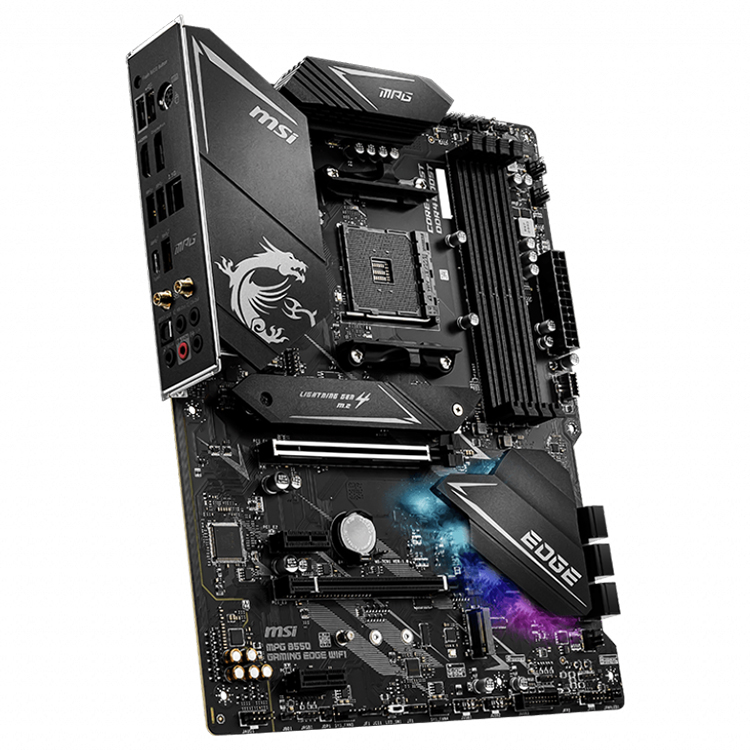 MSI MPG B550 GAMING EDGE WiFi マザーボード 中古 MSI MPG B550 GAMING EDGE WIFI マザーボード AM4 ソケット DDR4 128GB