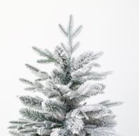 Vente en gros d'arbres de Noël blancs pré-éclairés en PE de 5/6/7/8 pieds pour un usage domestique, décorations d'arbres de Noël