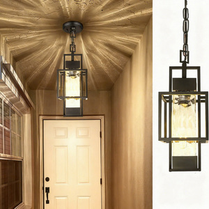 Rustic Iron <b>Ceiling</b> <b>Light</b> Led Pendant For Hallway Staircase Outdoor Indoor Use - Product Image 1