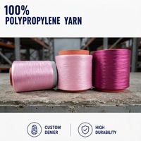 Hilo de Polipropileno FDY de Baja Contracción y Alta Resistencia, Resistente al Calor, 100% Polipropileno para Tejidos Industriales y Tejeduría Textil