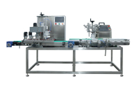 Machine intégrée de capsulage semi-automatique de bols en plastique personnalisée en usine pour la transformation alimentaire, eau pure, haute productivité