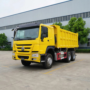 Camión Volquete Amarillo H0W0 6X4 371HP de <span class=keywords><strong>Segunda</strong></span> <span class=keywords><strong>Mano</strong></span>, Económico, Estándar Euro5, para Proyectos de Minería e Infraestructura - Product Image 3