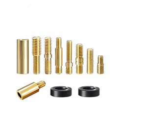 11Pcs Bullet Antenna Brass Aluminum CNC Precision Installation Hardware Kit Universal American Pickup Truck Mounting Adapters - Product Image 1
