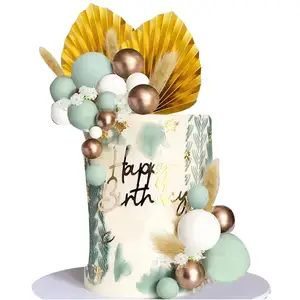 Long lanh Hạnh Phúc sinh nhật Cupcake Plug-in chúc mừng sinh nhật Bánh tráng miệng bảng chèn bánh Topper