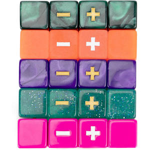 <span class=keywords><strong>ลูกเต๋า</strong></span>มุมสี่เหลี่ยมลูกเต๋าเสริมและลบสัญลักษณ์การดำเนินการลูกเต๋าลายไข่มุก16มม. <span class=keywords><strong>ลูกเต๋า</strong></span>สอนคณิตศาสตร์ - Product Image 3