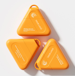 <span class=keywords><strong>Crema</strong></span> Solare Personalizzata Sportiva Impermeabile Sbiancante SPF50 PA++++ Design Triangolare Portatile con Cordino <span class=keywords><strong>per</strong></span> Viaggi all'Aperto - Product Image 3
