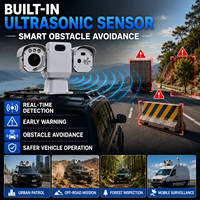 Kamera PTZ Termal 5-Sensor dengan Pengukur Jarak Laser Optik, Perekam Audio, dan Pelacakan Ultrasonik