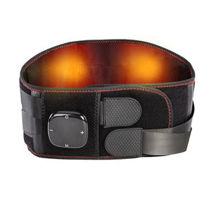 Ceinture de massage lombaire intelligente, appareil de soutien électrique chauffant et vibrant pour le corps, la taille, l'abdomen, outil de massage thérapeutique en cuir PU - Product Image 5