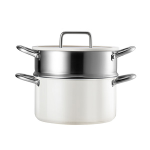316 Stainless Steel <b>Steamer</b> 2 Tier Non Stick Pot With Ceramic Coating For Steaming Cooking - Product Image 4