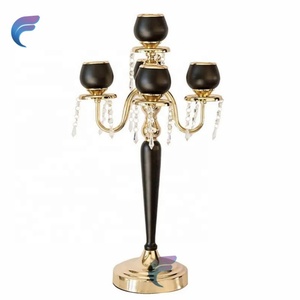 Antique Minimalist <b>Brass</b> Long Stemmed Tapered Candle Holder Stick Set Decorative Gold <b>Candlestick</b> Holder for Christmas - Product Image 4