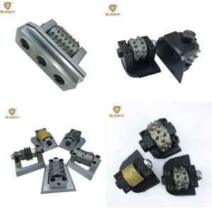 Outil de martelage pour meuleuses Lavina / HTC / <span class=keywords><strong>Husqvarna</strong></span>, tête de rouleau en carbure à 30/40 broches pour le meulage de béton, granit et marbre - Product Image 2