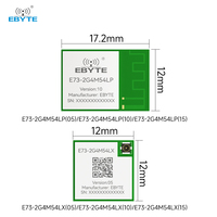 Module sans fil Ebyte E73 Series 2.4GHz SoC BLE6.0 avec sonorisation de canal, transceiver IoT multiprotocole, module LGA SMD pour IoT