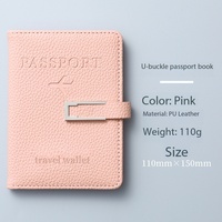 Porte-passeport en PU en stock, vente en gros, logo personnalisé, étui de voyage, 10 couleurs, cadeau d'entreprise, faible MOQ, livraison rapide