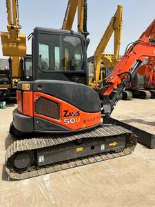 Miniexcavadora Usada Original Japonesa Hitachi ZX50U Zero Tail, Motor Yanmar, Caja de Cambios PLC, Pocas Horas de Trabajo, Buen Estado - Product Image 4