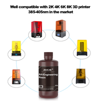 Resin Seni Teknik Mirip ABS 8K 10K, Tidak Rapuh, 405nm, Cepat Keras, untuk Printer 3D LCD/DLP/SLA, Akurat