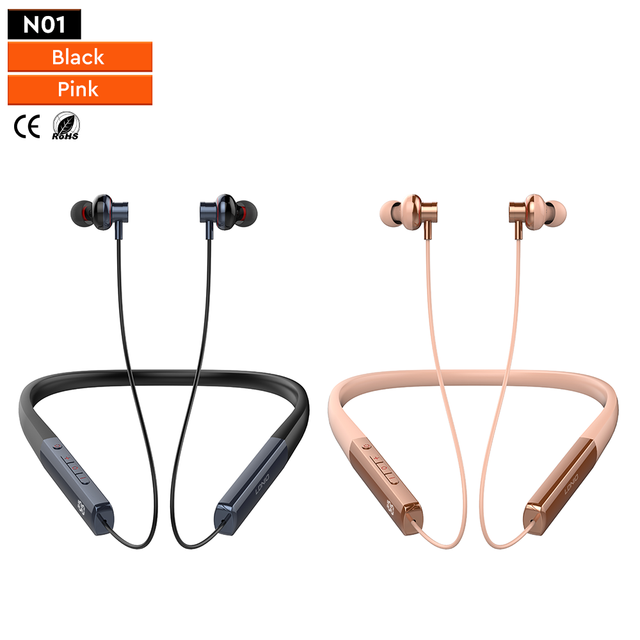 LDNIO N01 Wholesale Wired Handsfree Earphone Neckband Headphones Type c Mini in Ear Headset Earphones BT V5.3