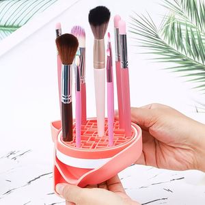Multi-Function <b>Silicone</b> Makeup Brush Cleaner & Organizer - Cat Design Brush Stand Holder, Cleaning <b>Tool</b> for Brushes & Cosmetics - Product Image 4