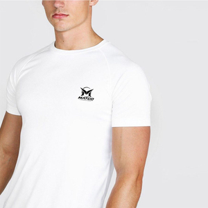 Camiseta de gimnasio para hombre con logo personalizado, transpirable, atlética, para clubes de fitness, sesiones de entrenamiento y entrenamiento físico. - Product Image 2